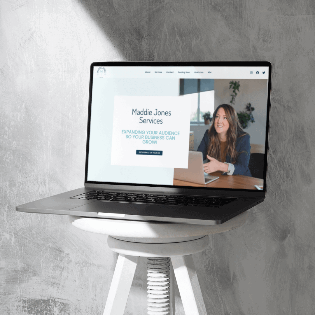 maddie wordpress + elementor website template