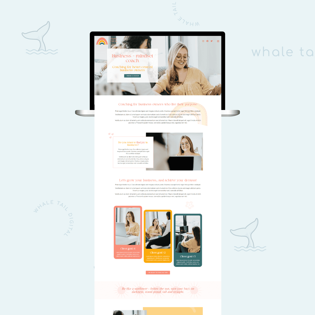 sami wordpress + elementor website template